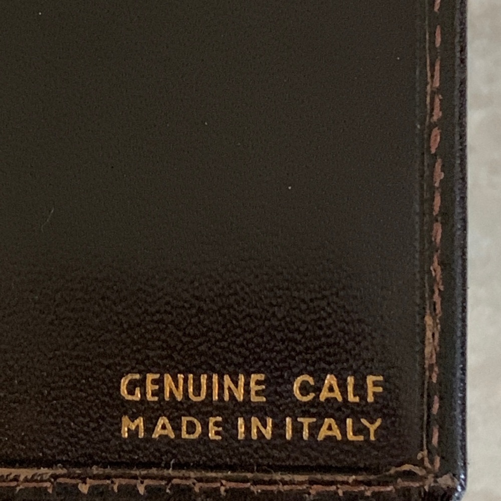 Vtg Retro “Denis of Florence” Genuine calf skin leather wallet made in Italy - Picture 10 of 15